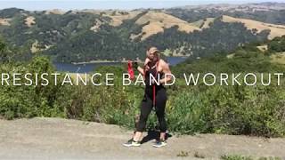 Resistance band workout